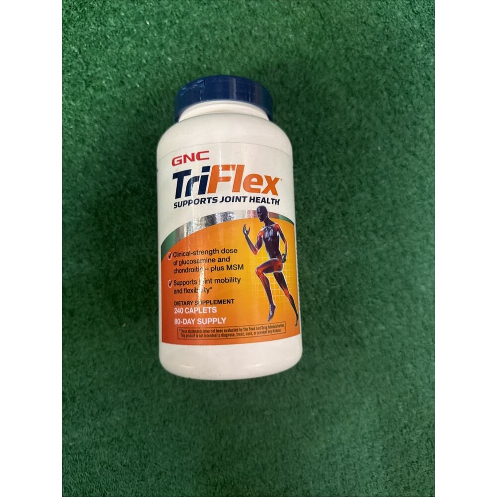 GNC TriFlex 240 Tablets Glucosamine and MSM Joint Support Supplement Exp 11/2027